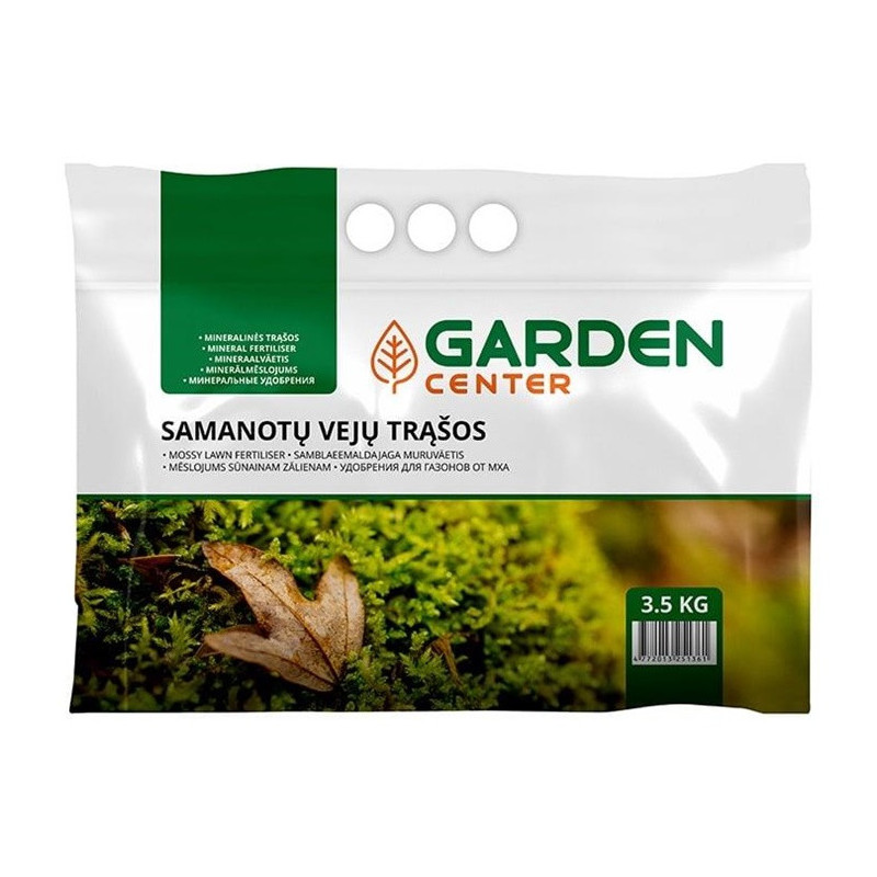 Samanotų vejų trąšos GARDEN CENTER, 3,5 kg