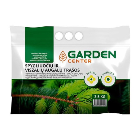 Spygliuočių ir visžalių augalų trąšos GARDEN CENTER, 3,5 kg