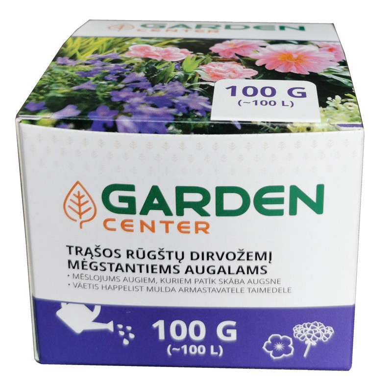 Rūgštaus dirvožemio augalų trąšos GARDEN CENTER, 100 g