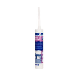 Hermetikas BRIKO ROOF / FACADE, 290 ml, pilkas