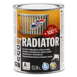 Radiatorių dažai Rilak Radiator, balti, 0.9l