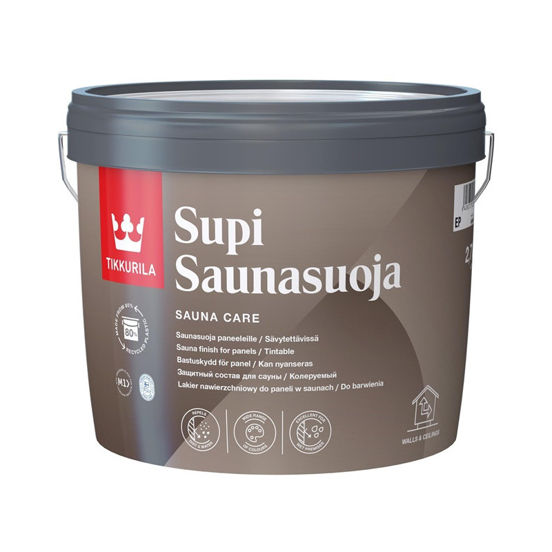 SAUNOS SIENŲ APSAUGOS PRIEMONĖ „SUPI SAUNASUOJA“ (2,7 l)