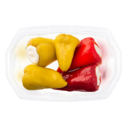 Mar. žal.ir raud.paprikos PERLA,įdar.krem.sūriu, 150 g
