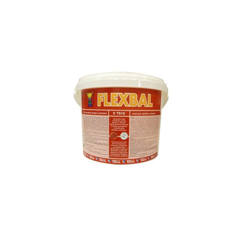 Kamštinės dangos klijai Teluria Flexbal, 3 kg