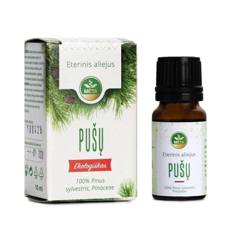 Pušų eterinis aliejus Mėta, 10 ml