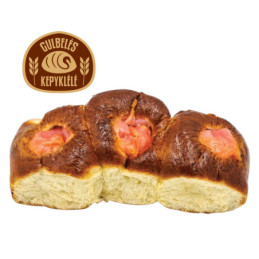 Plėšoma bandelė su kramtomosios gumos skonio įdaru, 3x70 g