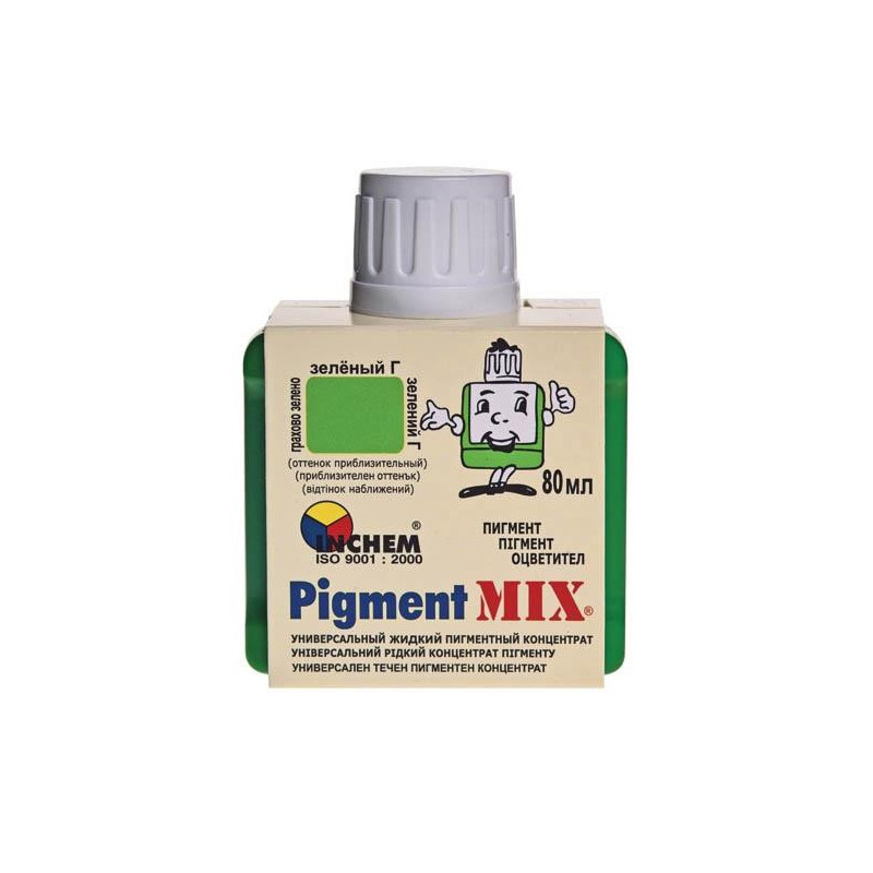 Pigmentas Inchem Pigmentmix, geltonas, 80 ml