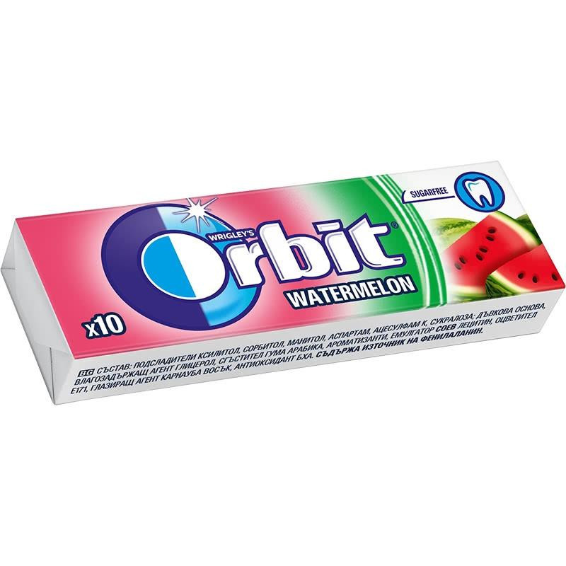 Kramtomoji guma Orbit Watermelon, 14 g