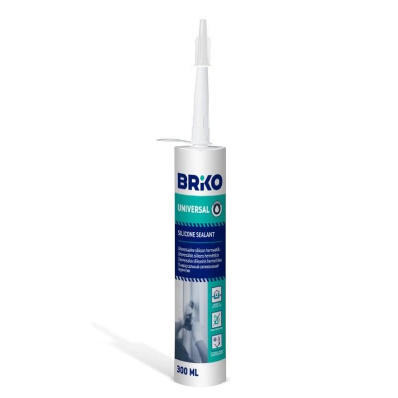 Universalus hermetikas Briko 300ml, baltas