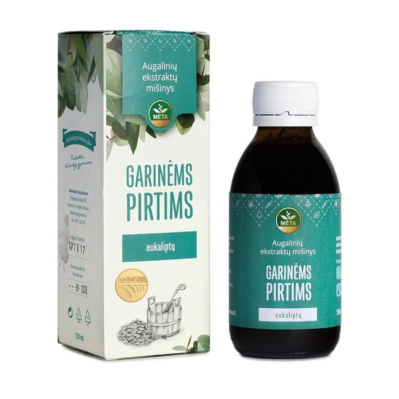 Eukaliptų ekstraktas garinėms pirtims MĖTA, 150ml