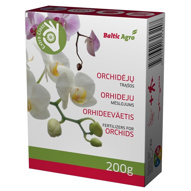 Trąšos orchidėjoms Baltic Agro, 0.2 kg