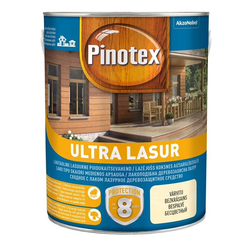 Impregnantas Pinotex Ultra Lasur EU, oregono spalvos, 3 l