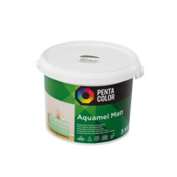 Dažai Pentacolor Aquamel, juodi, matinis, 3 kg.