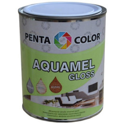 Emaliniai dažai Pentacolor Aquamel, geltoni, blizgus, 0.7kg.