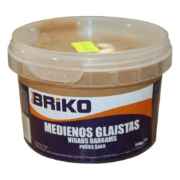 Pušies šakos spalvos medienos glaistas Briko, 0,48 kg