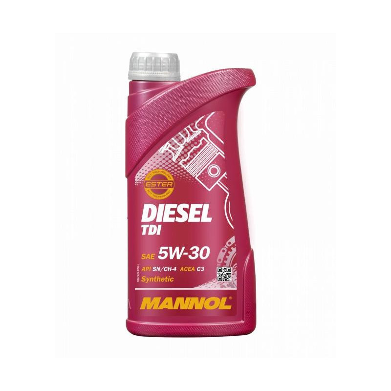 Automobilio variklio tepalas Mannol Diesel TDI, 5W-30, 1 l