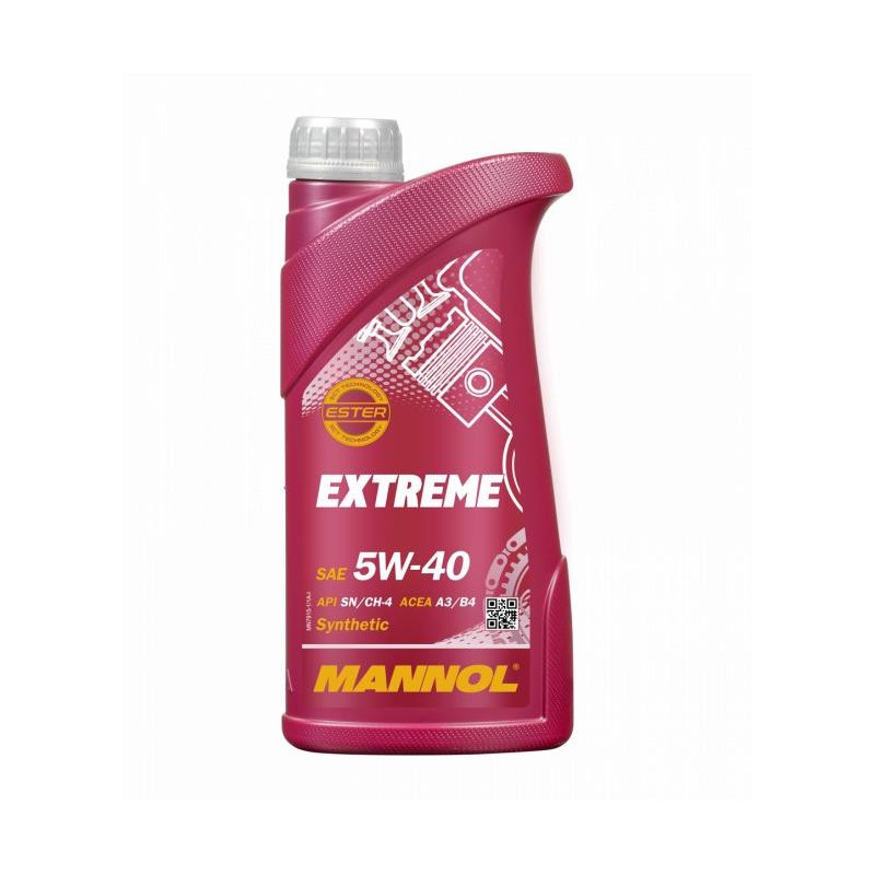 Automobilio variklio tepalas Mannol Extreme, 5W-40, 1 l