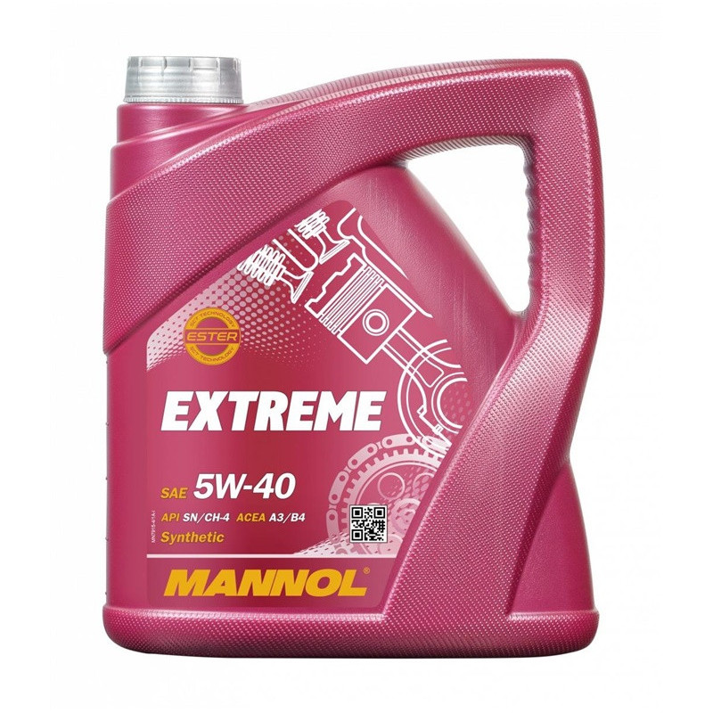 Automobilio variklio tepalas Mannol Extreme, 5W-40, 5 l