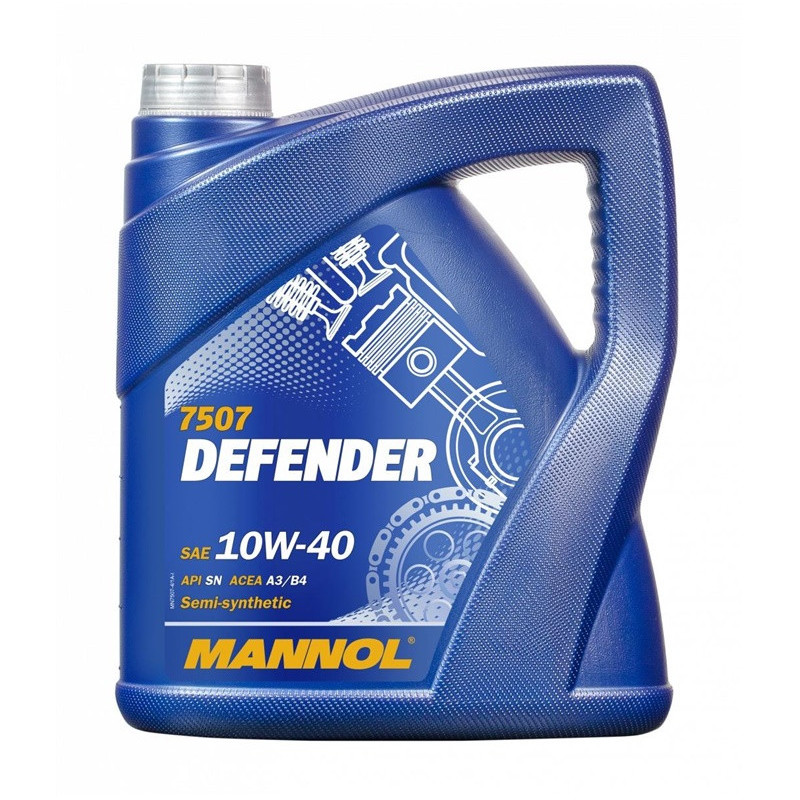 Automobilio variklio tepalas Mannol Defender, 10W-40, 5 l