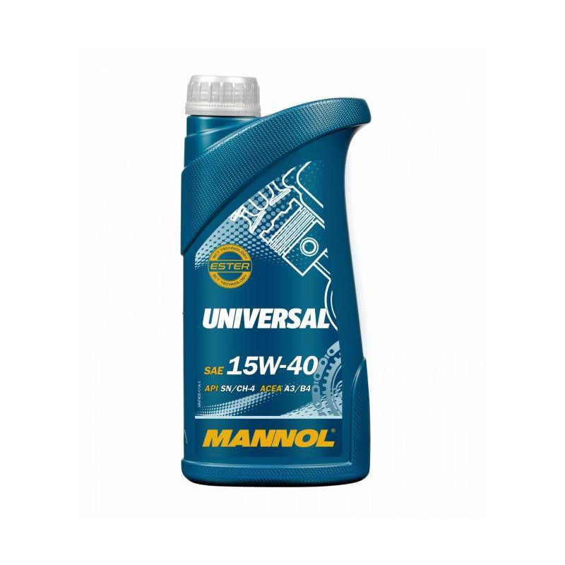 Automobilio variklio tepalas Mannol Universal, 15W-40, 1 l