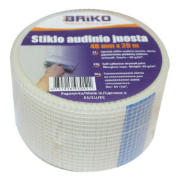 Stiklo audinio juosta Briko, 48 mm x 20 m