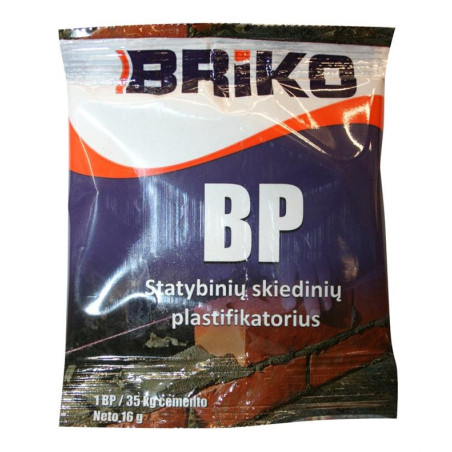 Betono plastifikatorius Briko BP 30/6000, 16 g