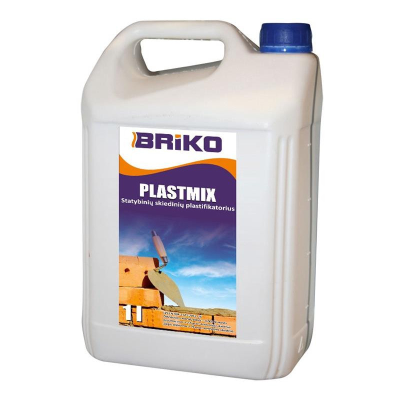 Betono plastifikatorius Briko Plastmix 12/360, 1 l