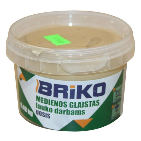 Uosio spalvos medienos glaistas Briko, 0,48 kg