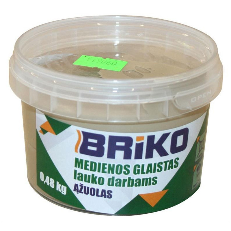 Ąžuolo spalvos medienos glaistas Briko, 0,48 kg