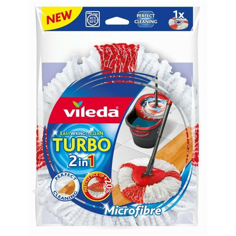 Grindų šepečio pakaitas Vileda Easy Wring & Clean