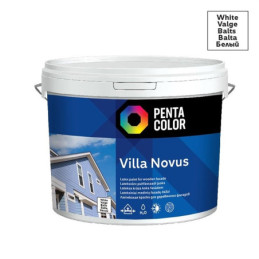 Fasado dažai Pentacolor Villa Novus, balta, 10 l