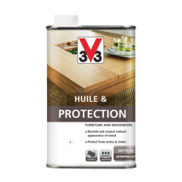 Baldų aliejus V33 Protection, bespalvis, 0.5 l