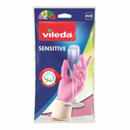 Guminės pirštinės Vileda Sensitive, M dydis