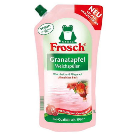 Skalbinių minkštiklis Frosch, granatų kvapo, 1 l