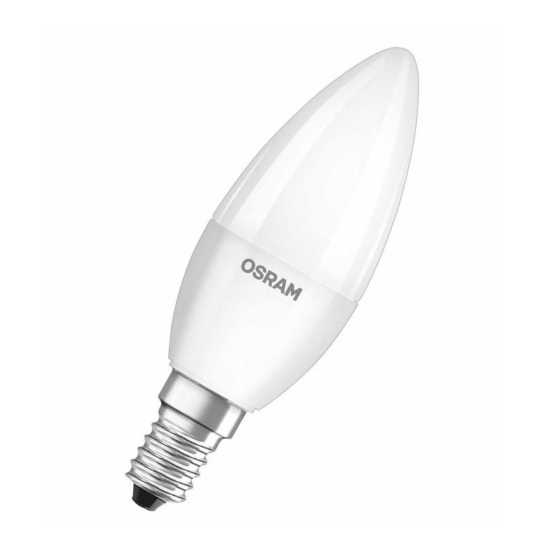 LED lemputė OSRAM, B11, E14, 5,7 W, 470 lm, 2700 K