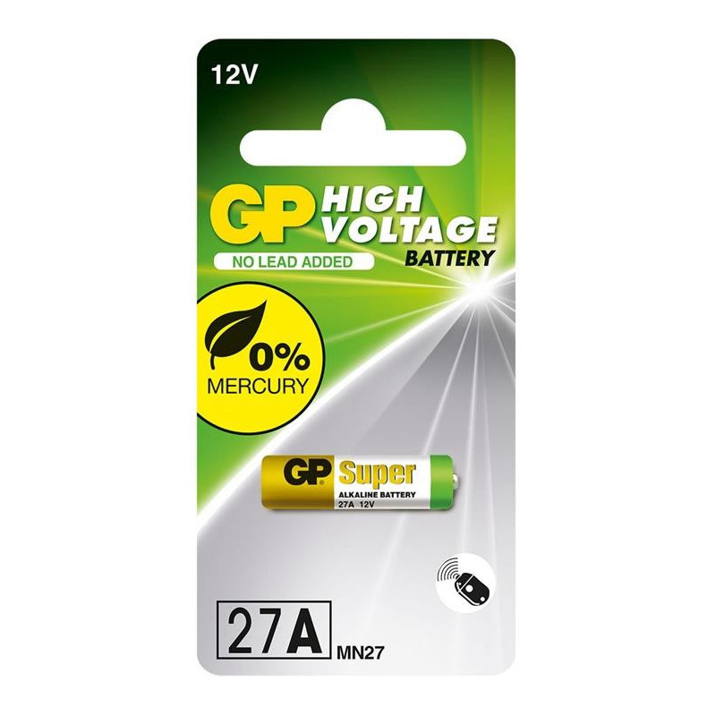 Elementas GP SUPER ALKALINE 27A, 12V