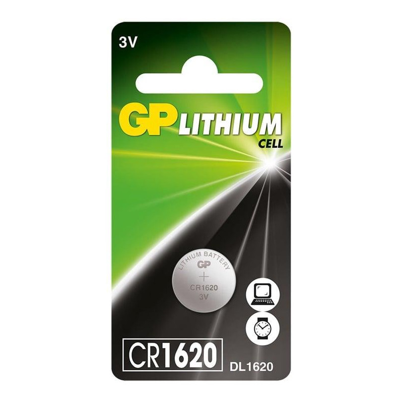 Elementas GP LITHIUM CR1620, 3V