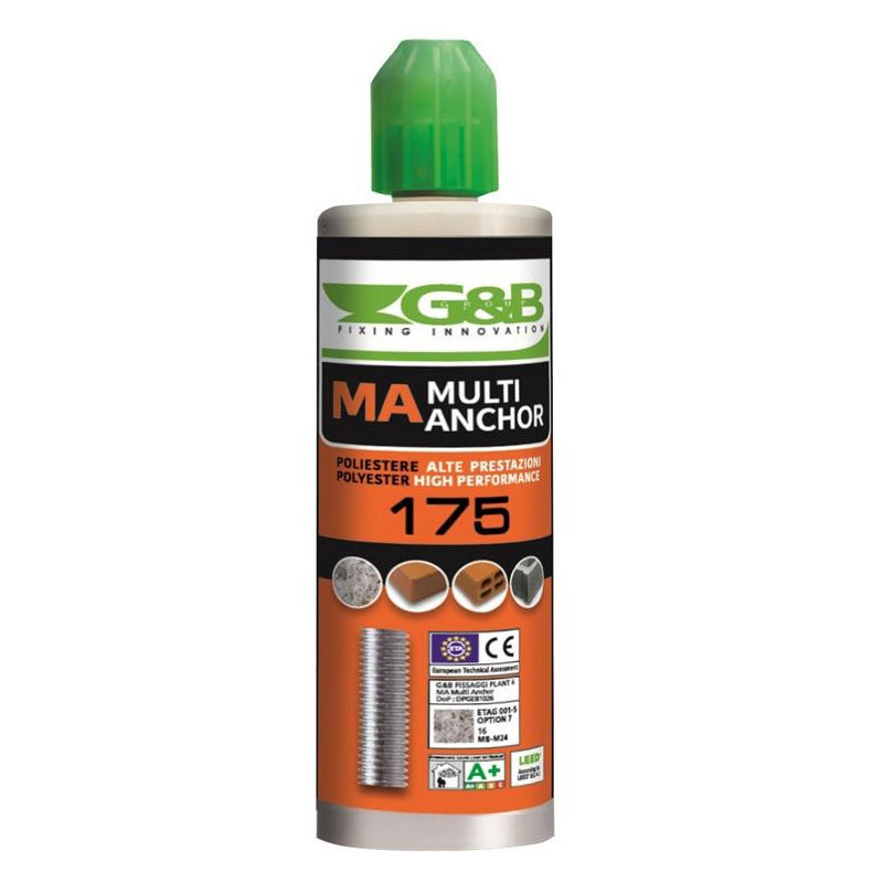 Tvirtinimo derva G&B Fissaggi, Gebofix CKS17, 175 ml