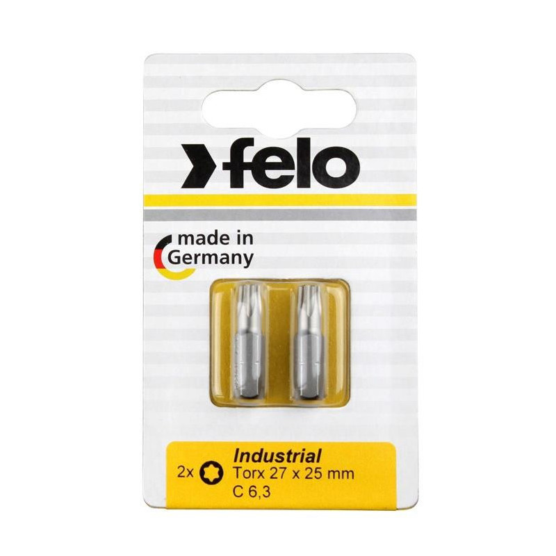 Atsuktuvų antgaliai Felo Torx 27, 25 mm, 2 vnt