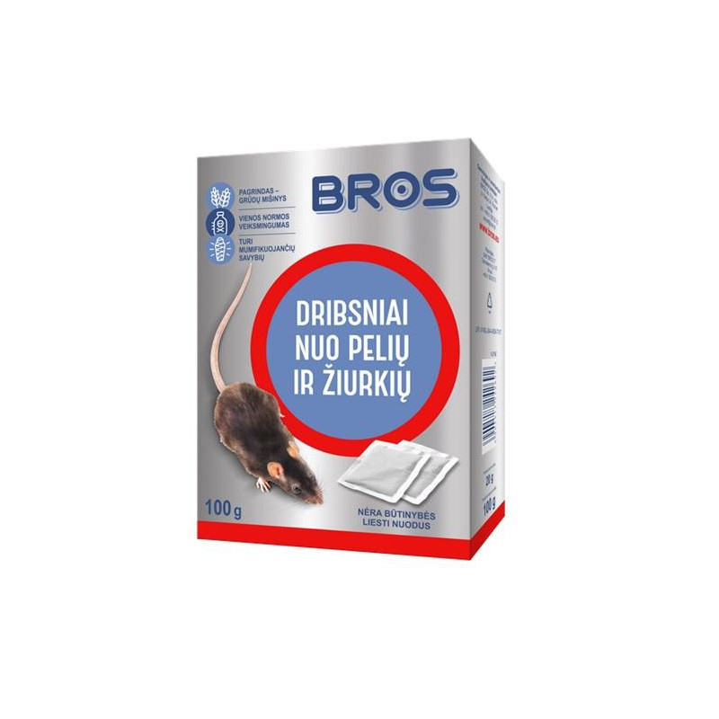 Dribsniai graužikams Bros, 100 g