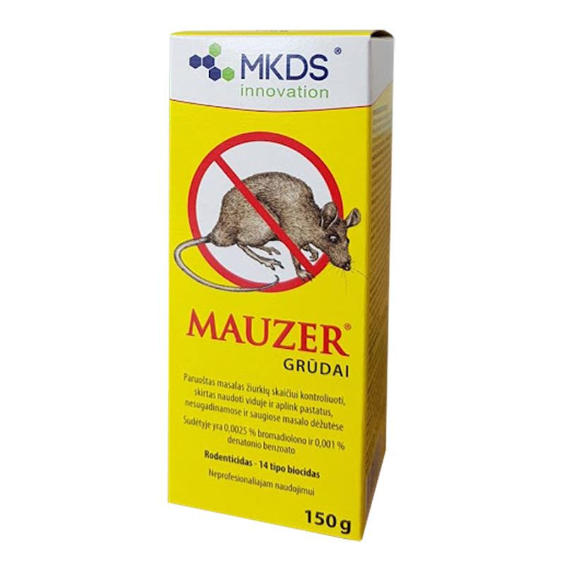 Grūdai graužikams Mkds Mauzer, 150 g