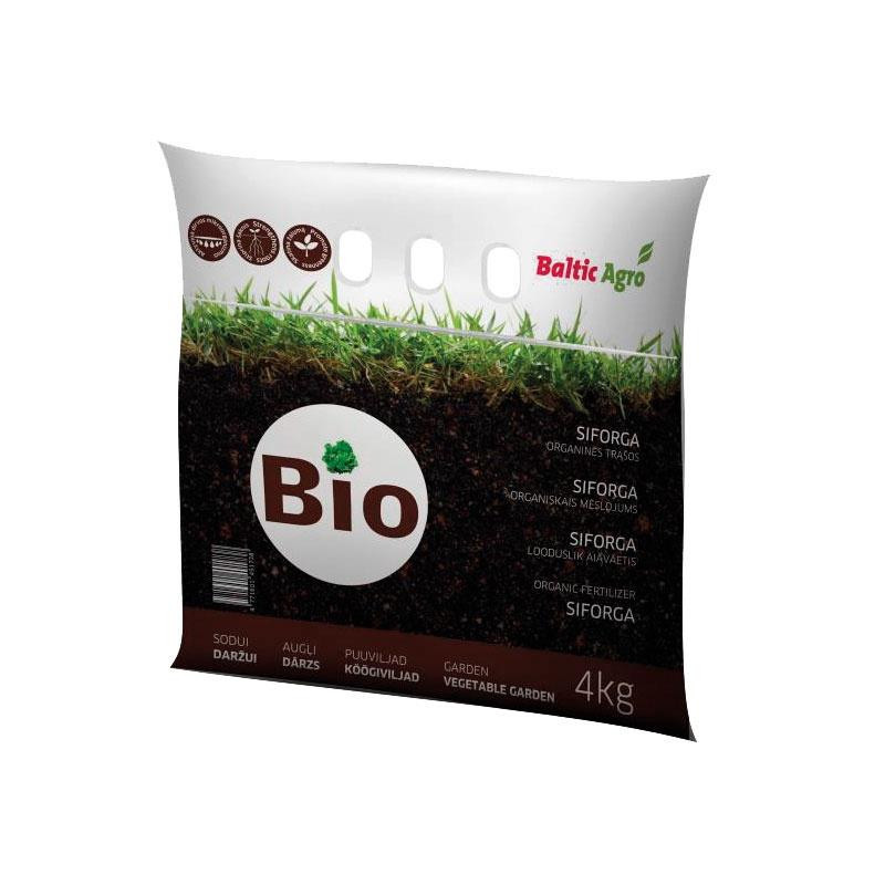 Organinės trąšos BALTIC AGRO SIFORGA, 4 kg