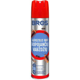 Aerozolis nuo ropojančių vabzdžių Bros, 400 ml