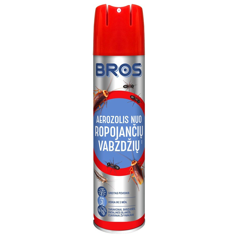 Aerozolis nuo ropojančių vabzdžių Bros, 400 ml