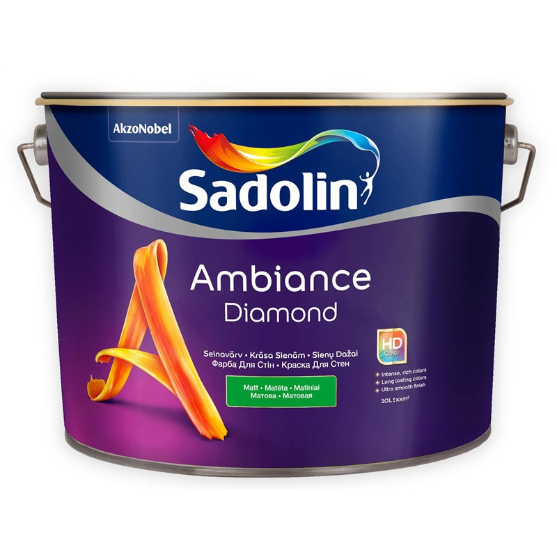 Dažai SADOLIN AMBIANCE DIAMOND BW, 10 l