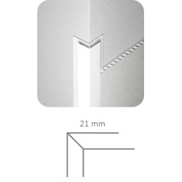 Išorinis kampas B1, baltas, 2,7 m (15)