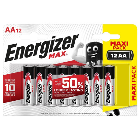 Elementai ENERGIZER MAX AA/LR06, 1.5V, 12vnt.