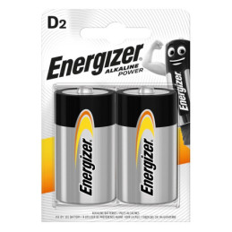 Elementai ENERGIZER, D/LR20, 1,5V, 2 vnt.