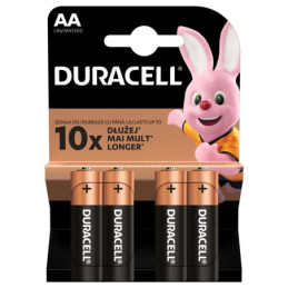 Elementai DURACELL AA/LR06, 1,5V, 4 vnt.