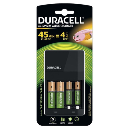 Įkr. elementų kroviklis DURACELL, AA/AAA tipo baterijoms